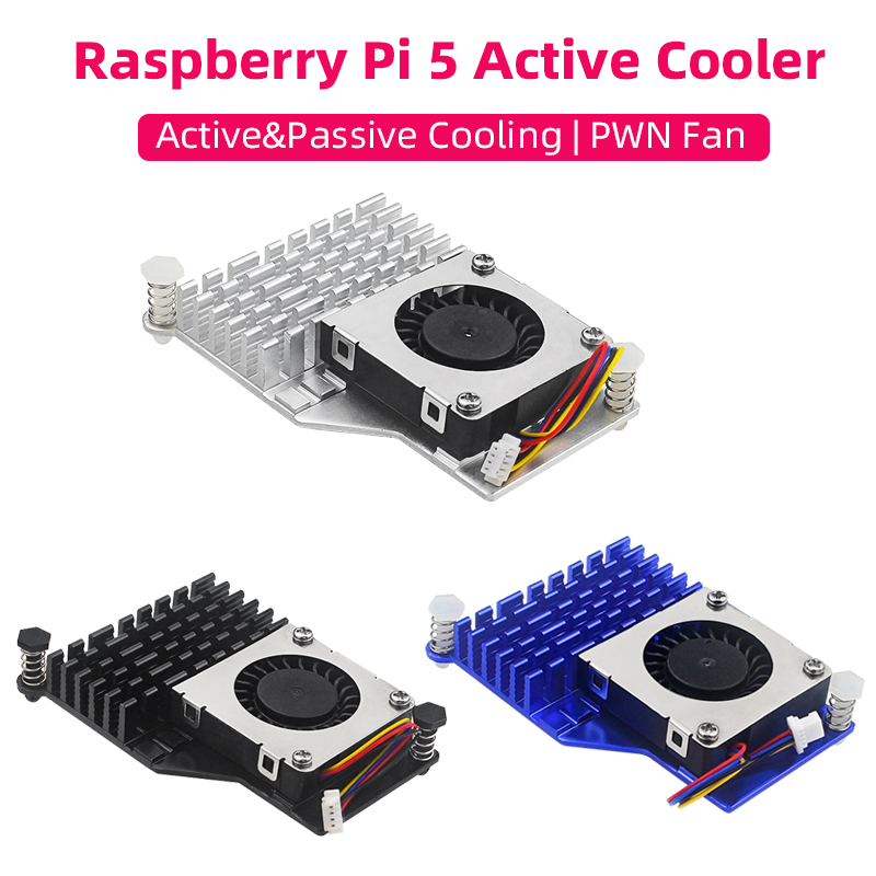 Raspberry Pi Water Cooling Kit - Raspberry Pi 5 アクティブクーラー アルミニウム ヒートシンク
