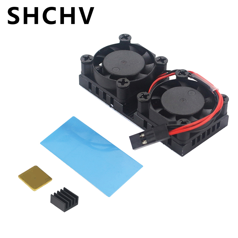 Raspberry Pi Water Cooling Kit - Raspberry Pi 4 デュアルファン ヒートシンク冷却システム付き Raspberry