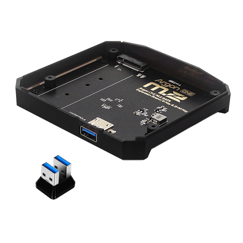 Argon One V3 M.2 Nvme Case - ラズベリーパイ4アルゴンM.2 expanstionボードusb 3.0にM.2 sata M.2 ssdアダプタベースためアルゴン1/1