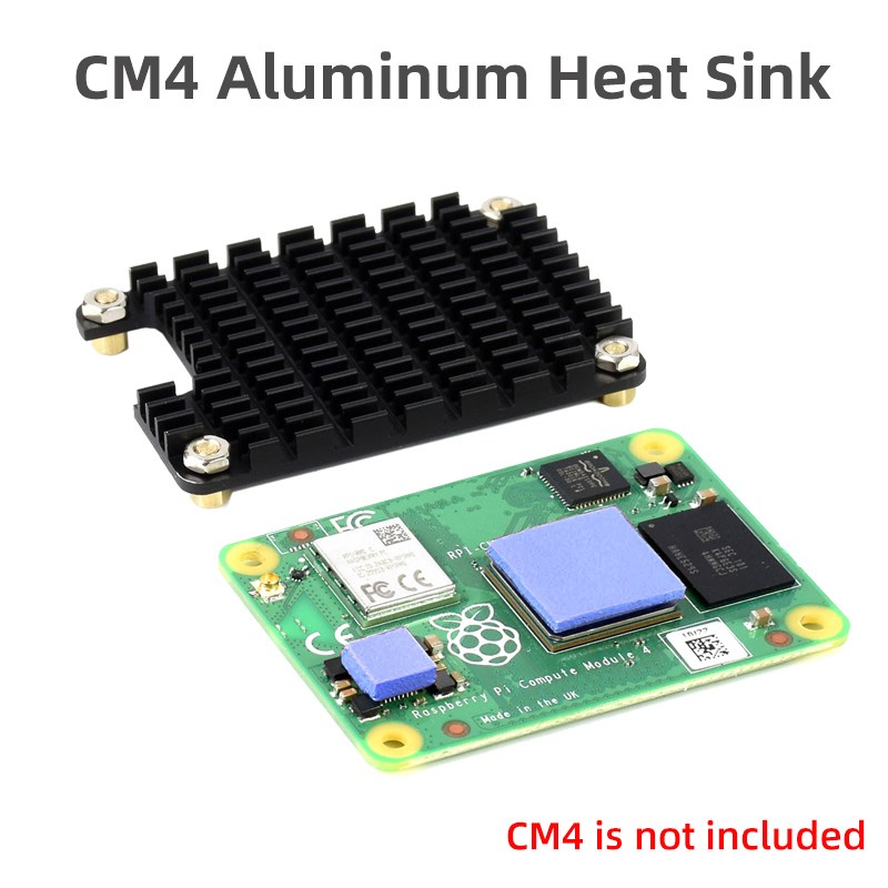 Raspberry Pi Water Cooling Kit - 高品質のアルミニウム合金含有量,PCタワー用の熱放散を備えたpi cm4