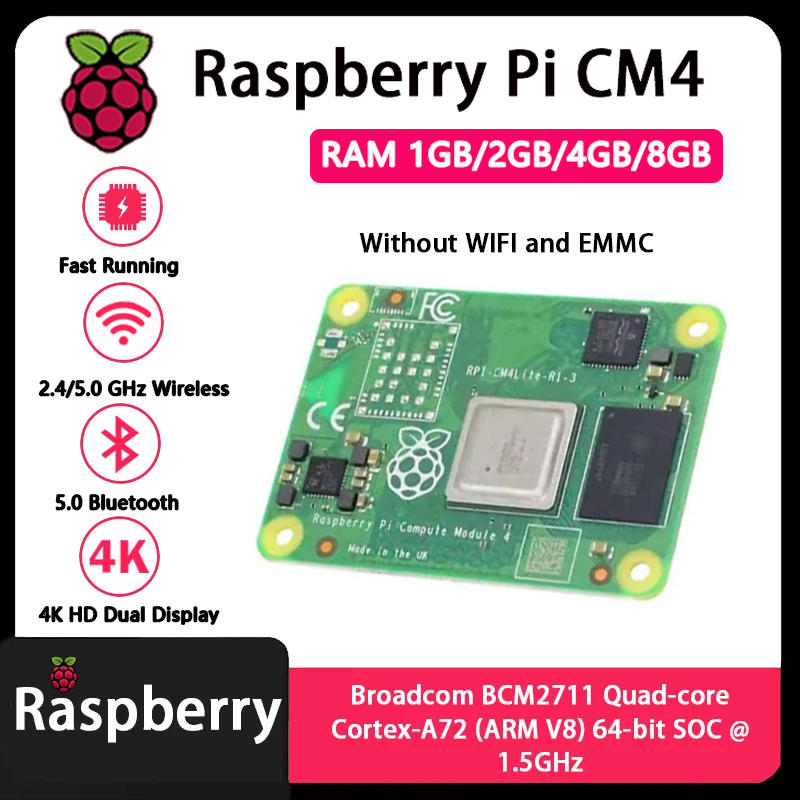Raspberry Pi CM4 1GB/2GB/4GB/8 - Raspberry Pi Compute Module 4 8Gb 32Gb Emmc のレビューと価格