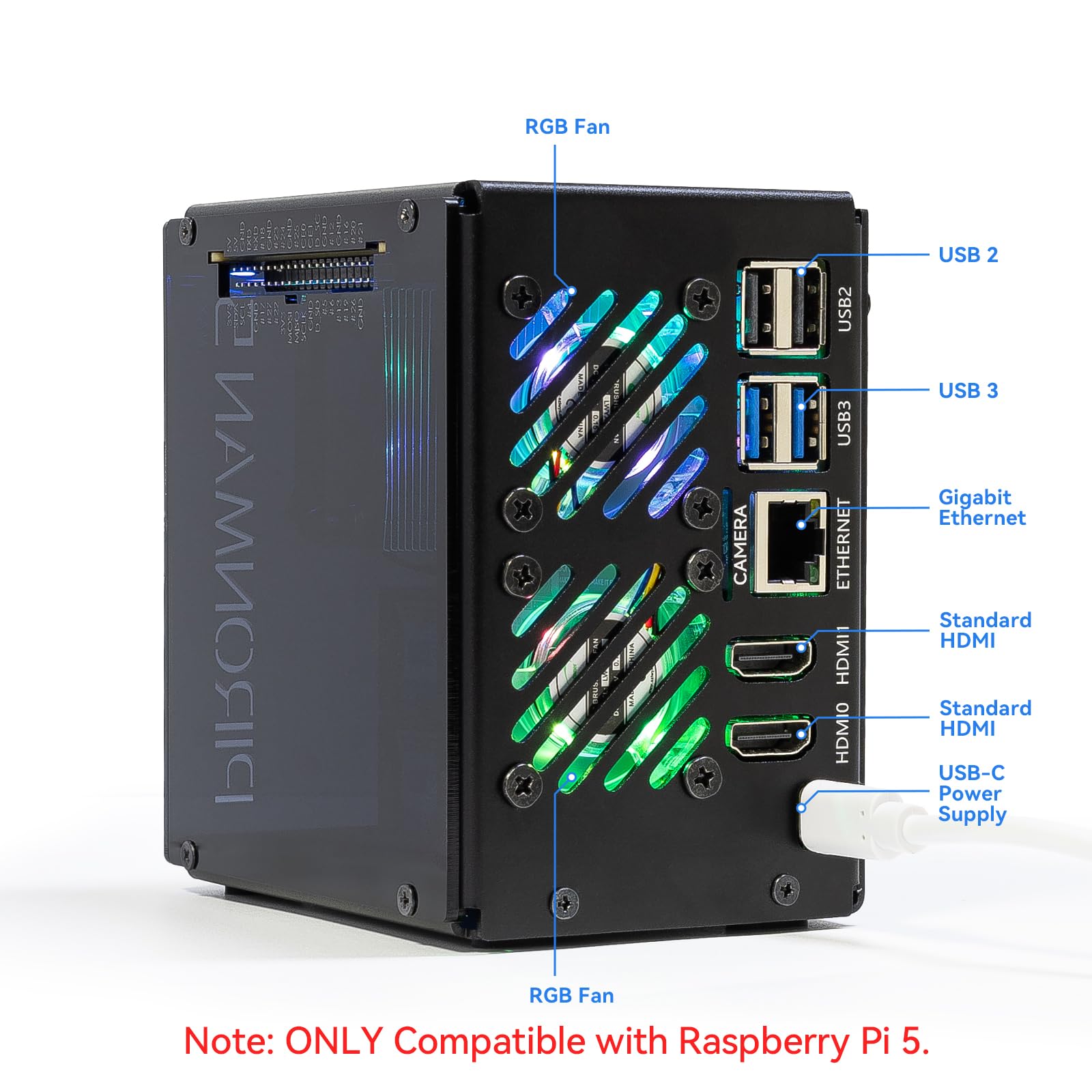 Pironman 5-MAX デュアルNVMe M.2 SS - Raspberry Pi Ai Kit Hailo-8L のレビューと価格