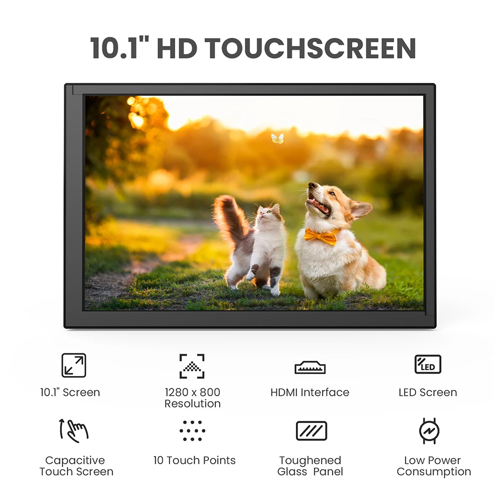 Eyoyo 10.1インチ静電容量式タッチスクリーン、Ras - Raspberry Pi 10.1 Inch Capacitive Touch Screen Ips のレビューと価格