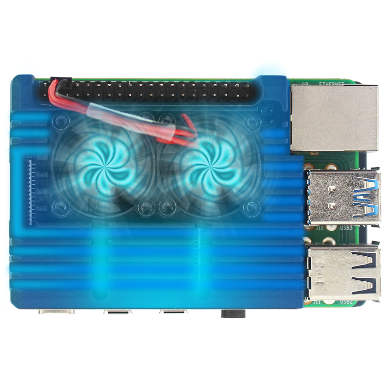 Raspberry Pi 4 モデル B 用アルミニウムケー - Raspberry Pi Water Cooling Kit のレビューと価格