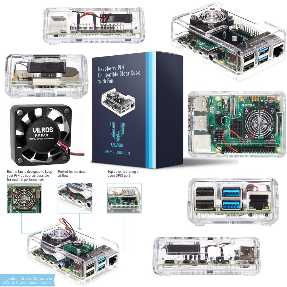 ファン冷却ABSケーススターターキット Raspberry  - Raspberry Pi 4 8Gb Ram Kit のレビューと価格