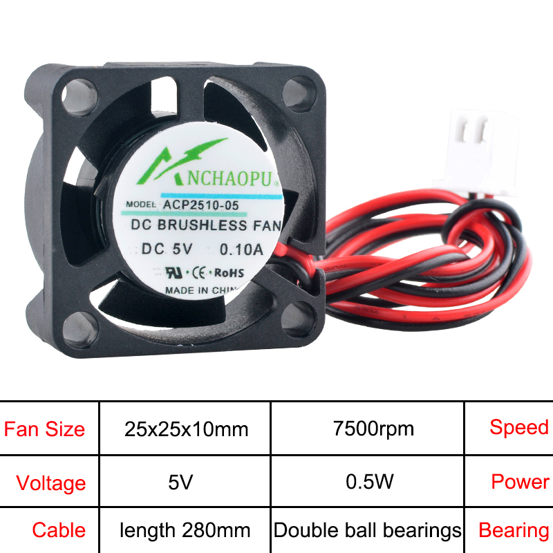ANCHAOPU 2.5 センチメートル 25 ミリメートル - Raspberry Pi Water Cooling Kit のレビューと価格