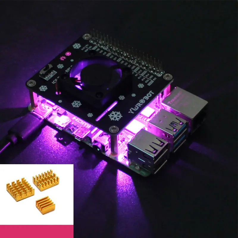 Raspberry Pi 5/4B/3B+用アクティブ冷却H - Raspberry Pi Water Cooling Kit のレビューと価格